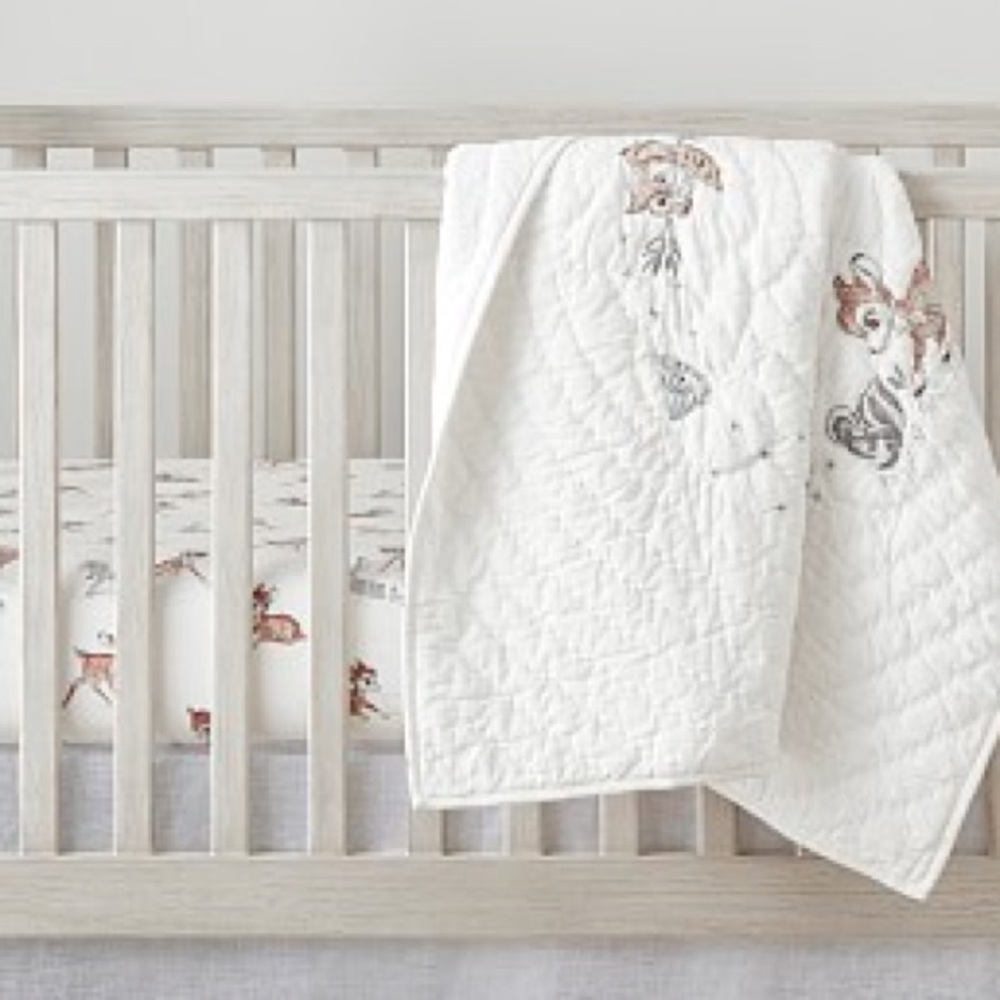 Pottery Barn Bambi crib set